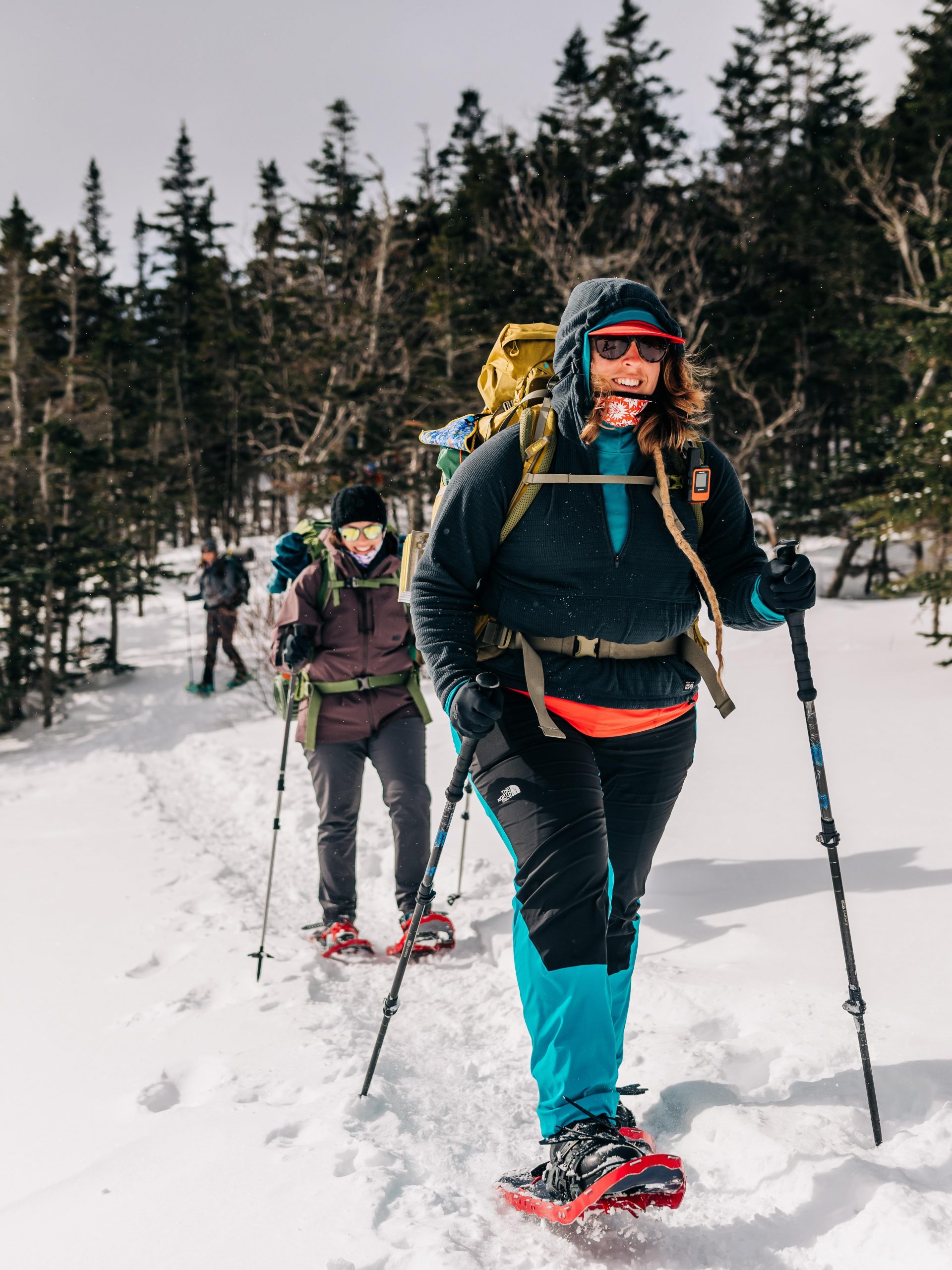 Mar. 19, 2023. AMC Carter Notch Hut, White Mountain National Forest, New Hampshire-- An AMC staff-led guided program. Photo by Corey David Photography. Corey David Photography